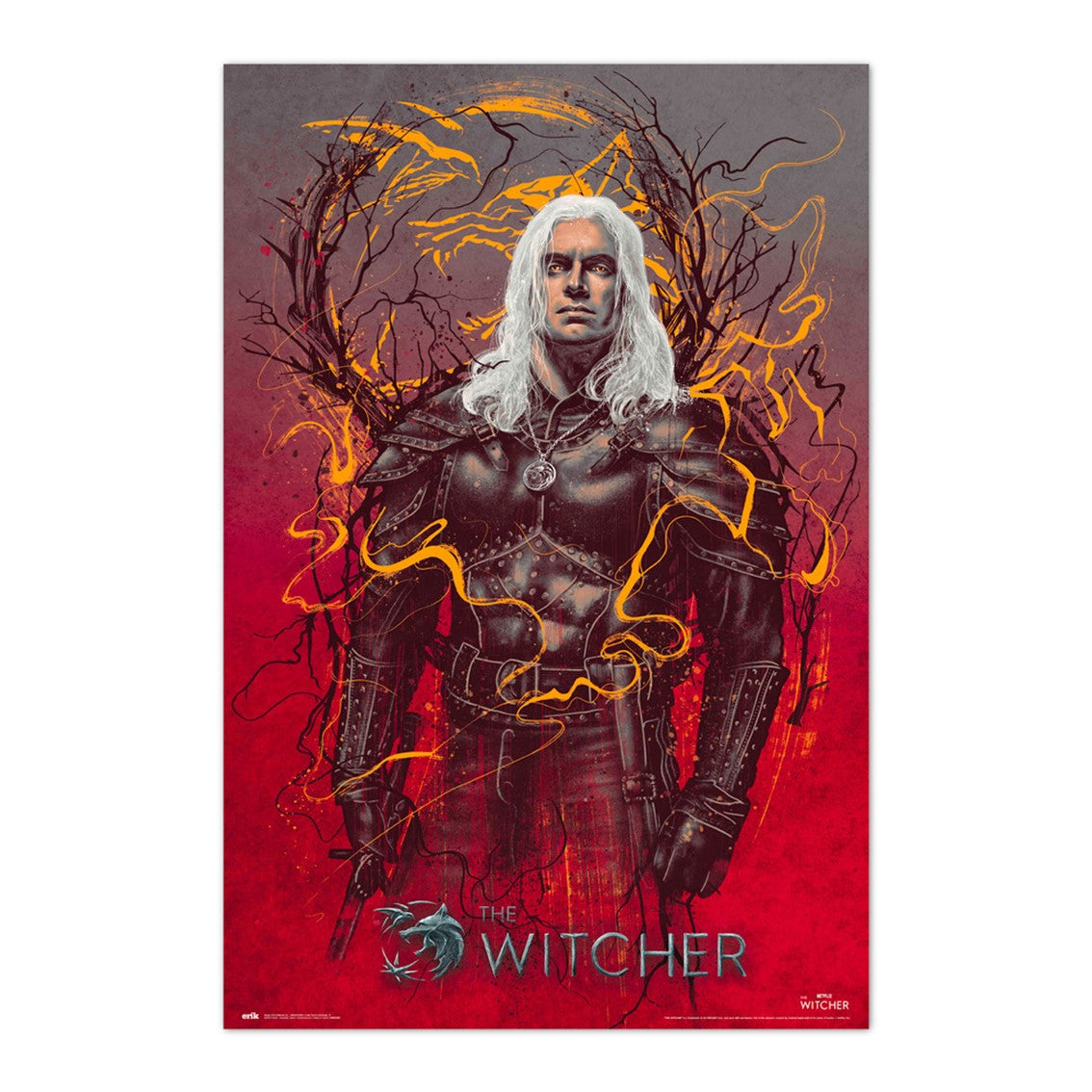 Poster the witcher 2 gerald de rivia Frikytopia