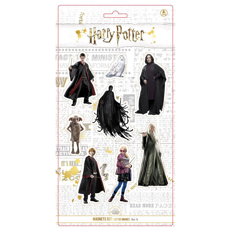 Blister 8 imanes Personajes Harry Potter Frikytopia