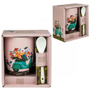 Taza de ceramica con cuchara enesco