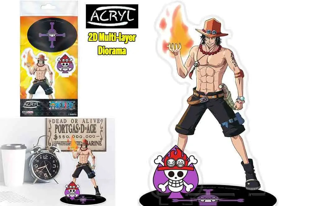 ONE PIECE PORTGAS D ACE ACRYL DIORAMA Frikytopia