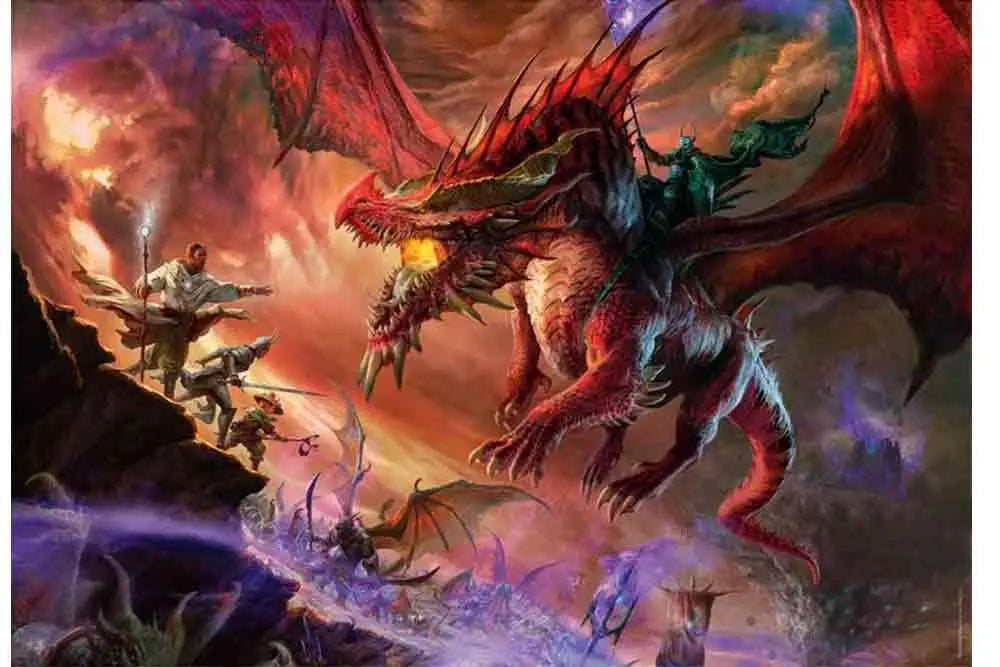 Gaming Puzle Collection - Cube500 Dungeons & Dragons: Kansaldi on Red Dragon  - Jigsaw Puzle 500 Pcs