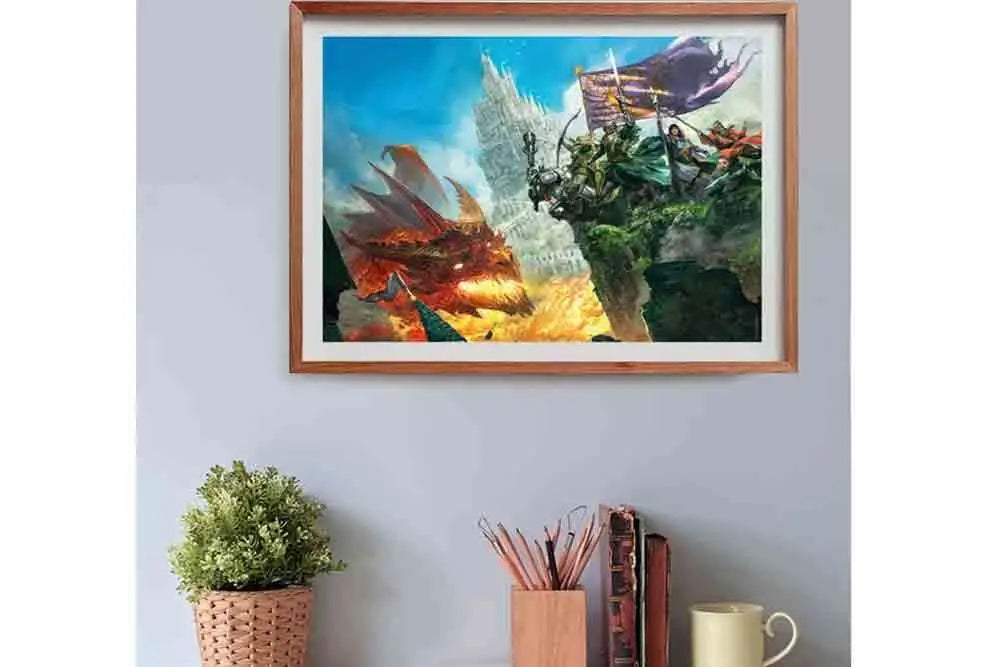 Gaming Puzle Collection - Cube500 Dungeons & Dragons: DRAGONFIRE - Jigsaw Puzle 500 Pcs