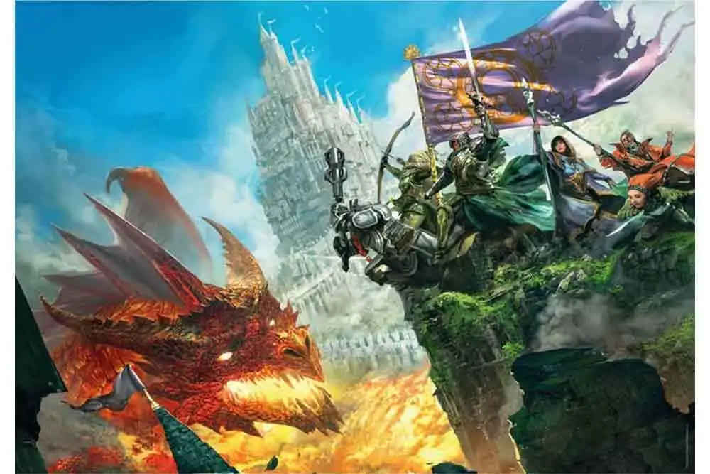 Gaming Puzle Collection - Cube500 Dungeons & Dragons: DRAGONFIRE - Jigsaw Puzle 500 Pcs