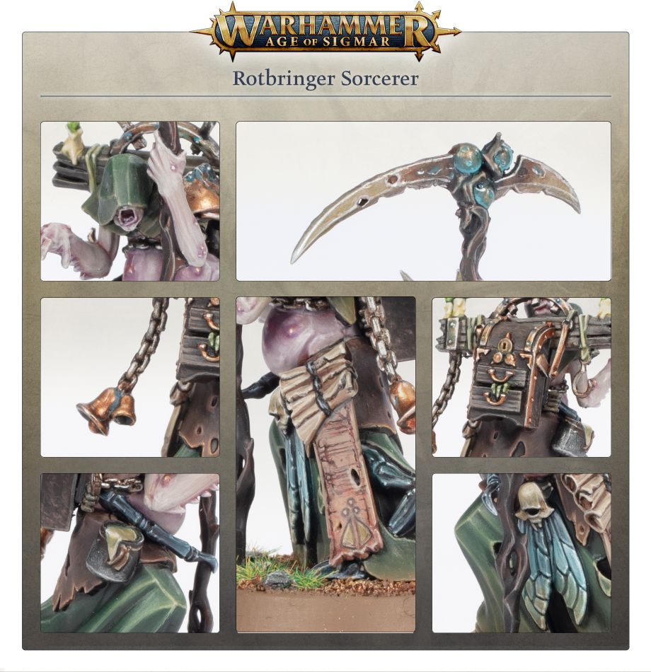 MAGGOTKIN/NURGLE: HECHICERO PUTREFACTOR