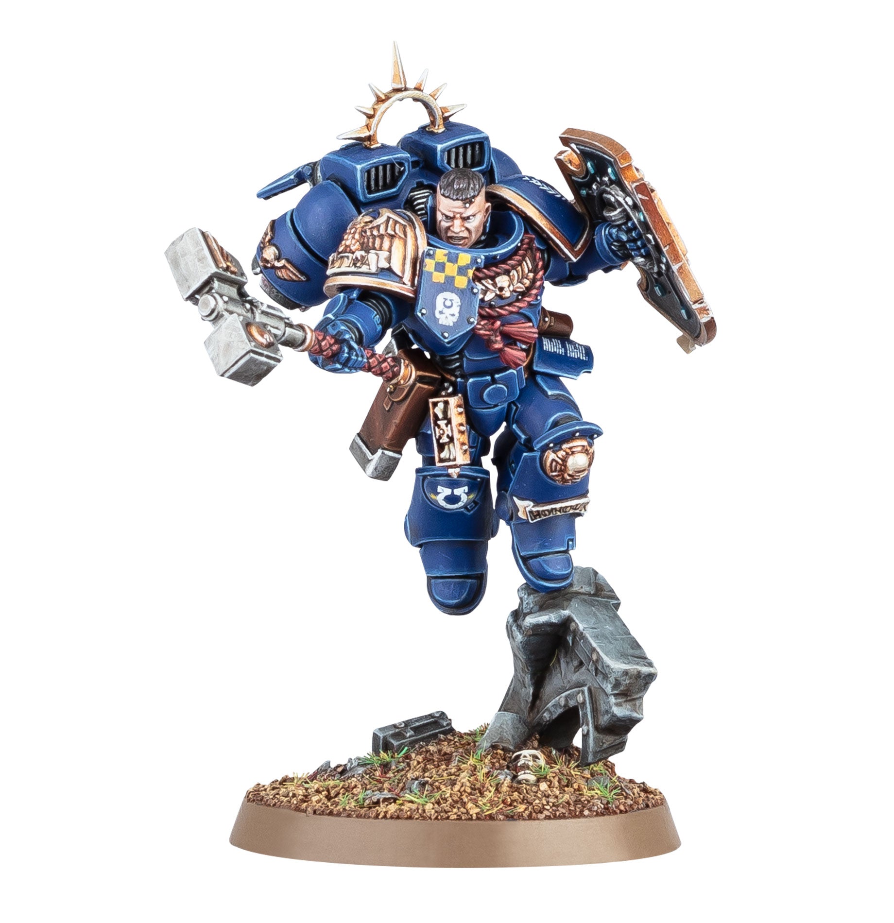 CAPITAN CON PROPULSOR DE SALTO Y ESCUDO
