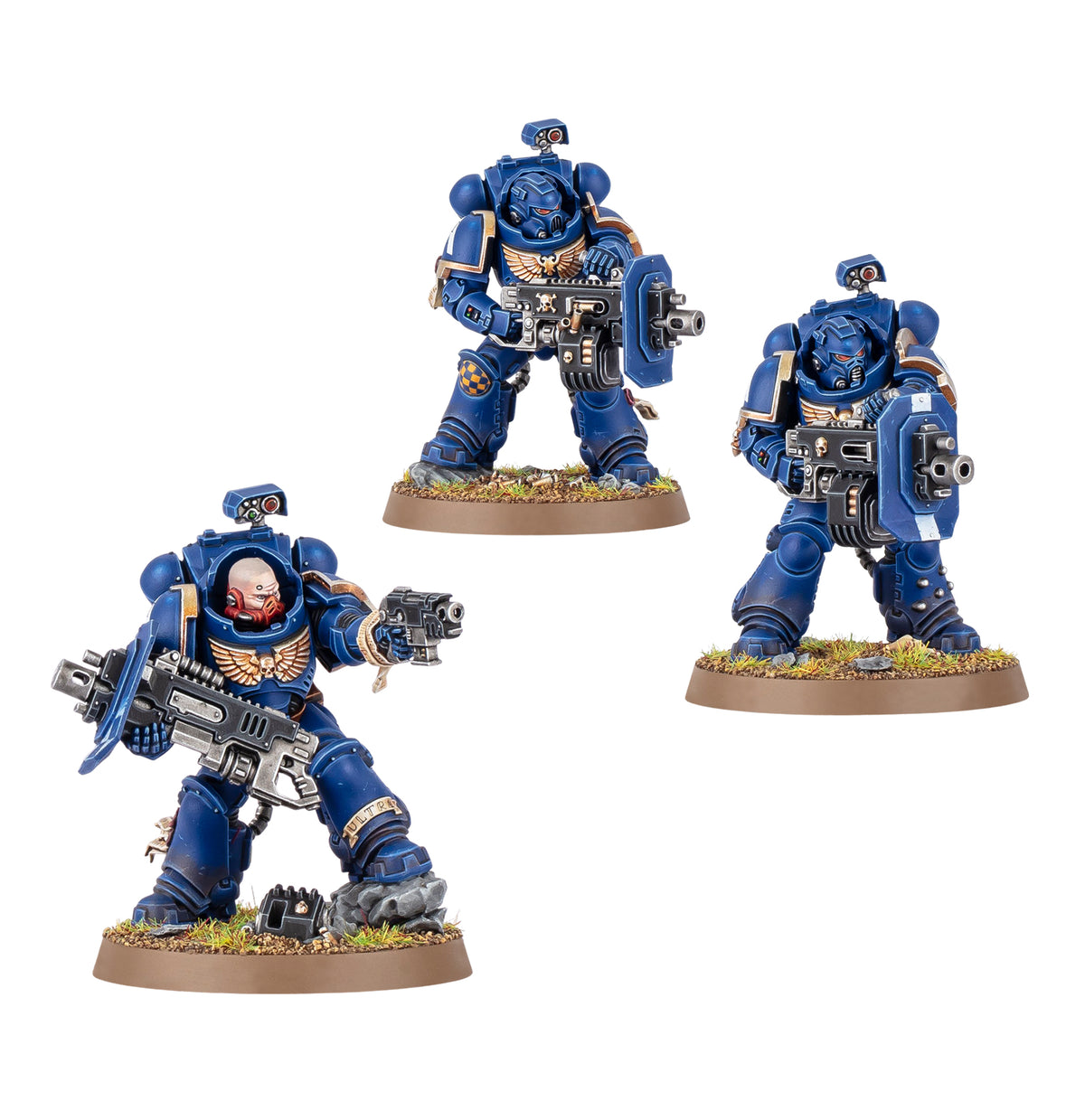 Escuadra de Erradicadores con bólteres pesados Frikytopia