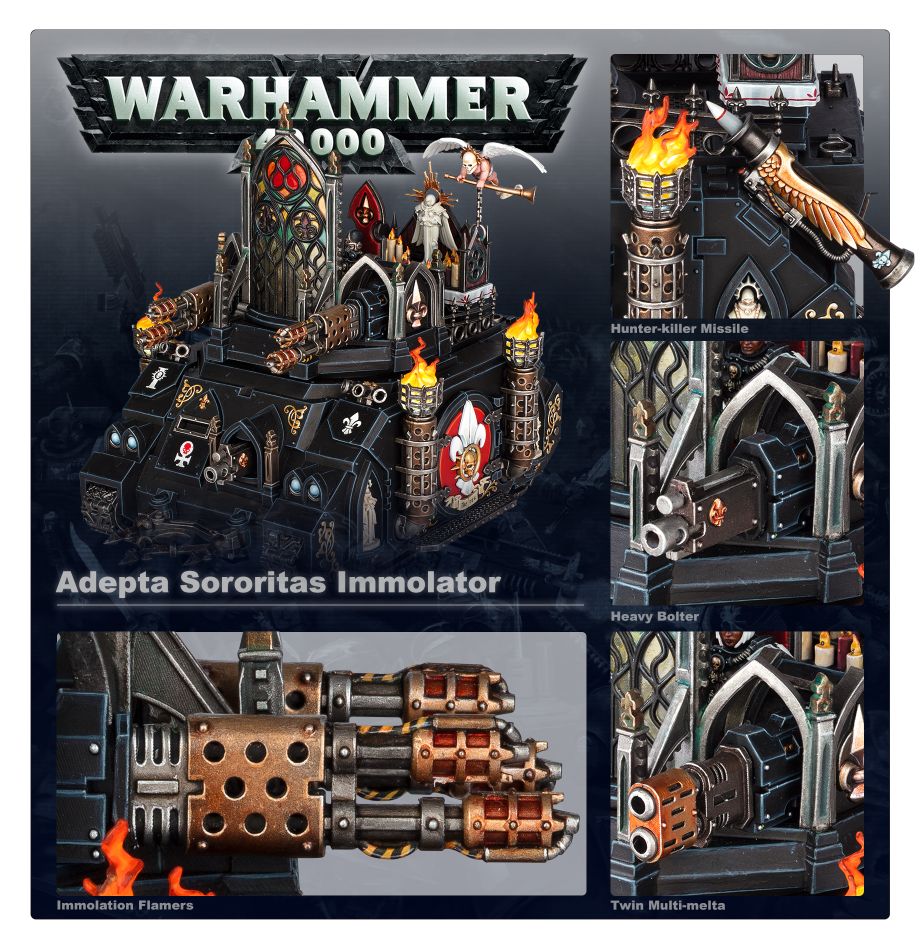 ADEPTA SORORITAS: TANQUE INMOLATOR
