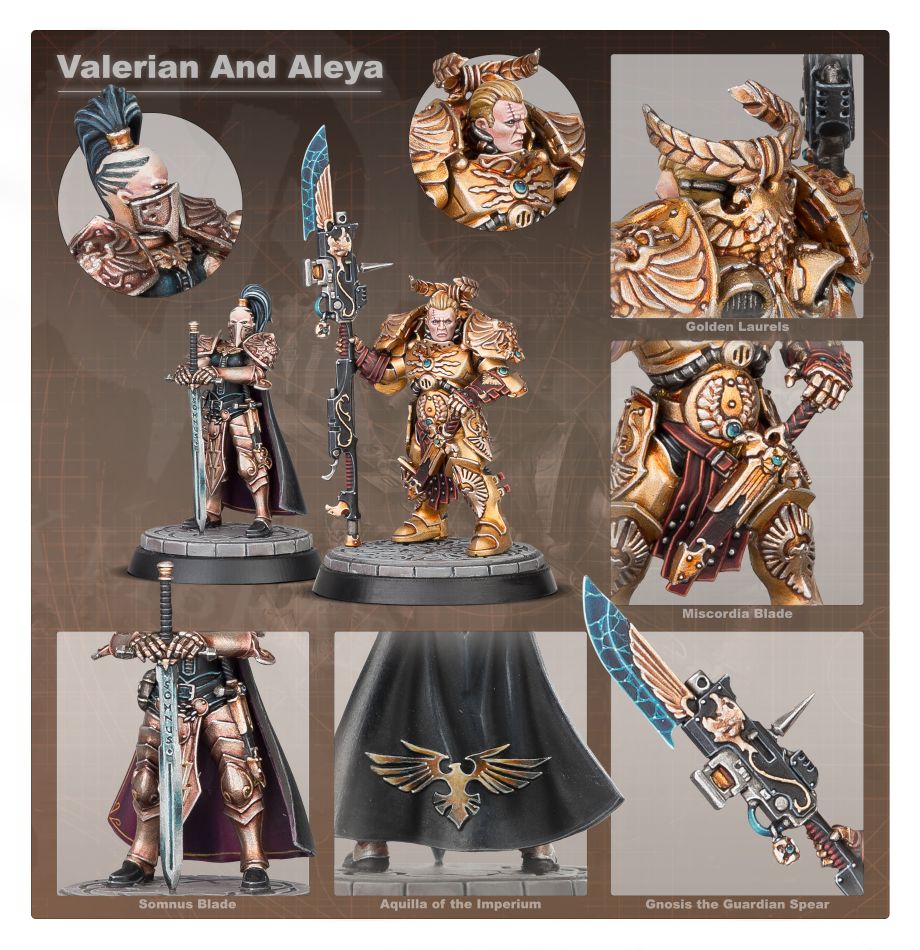 ADEPTUS CUSTODES: VALERIAN Y ALEYA
