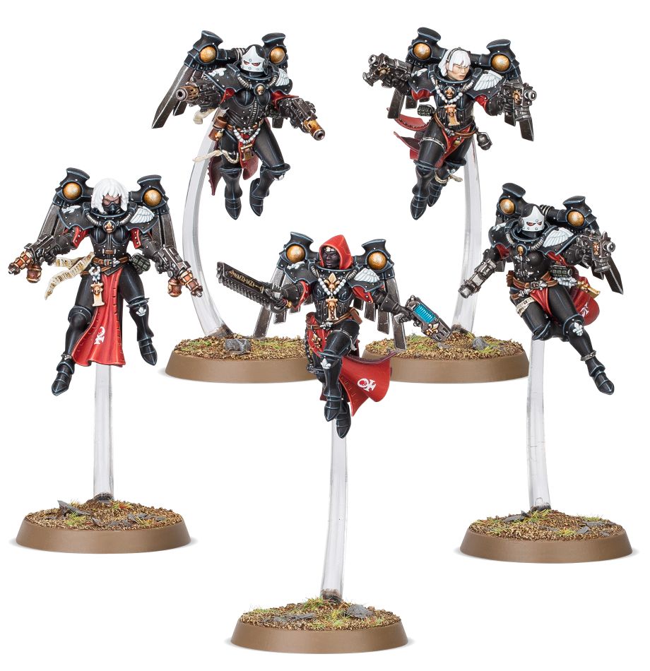 ADEPTA SORORITAS: ESCAUDRA DE SERAFINAS