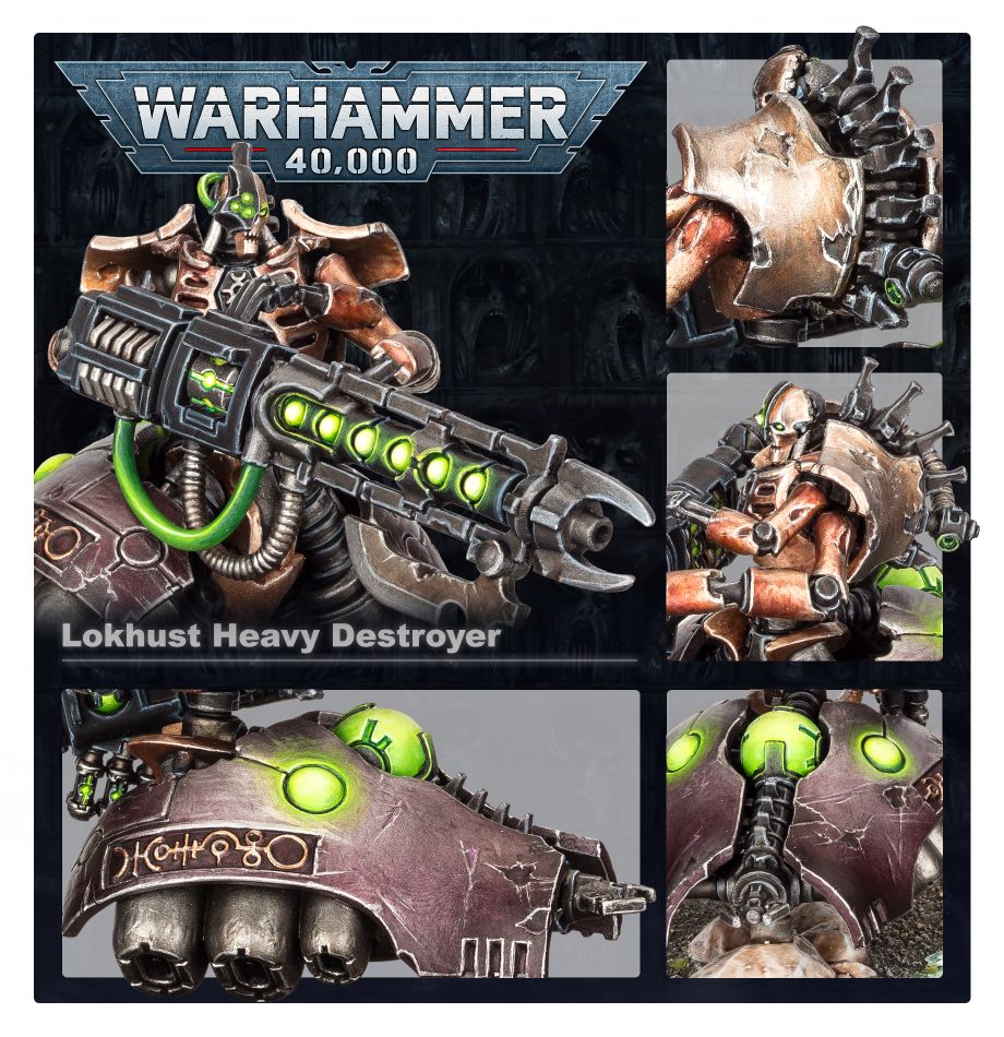 DESTRUCTOR PESADO LOKHUST DE LOS NECRONS