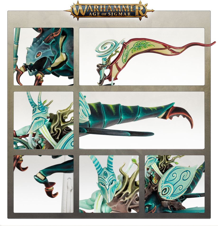SYLVANETH: LANCEROS EN DRACOFATAS