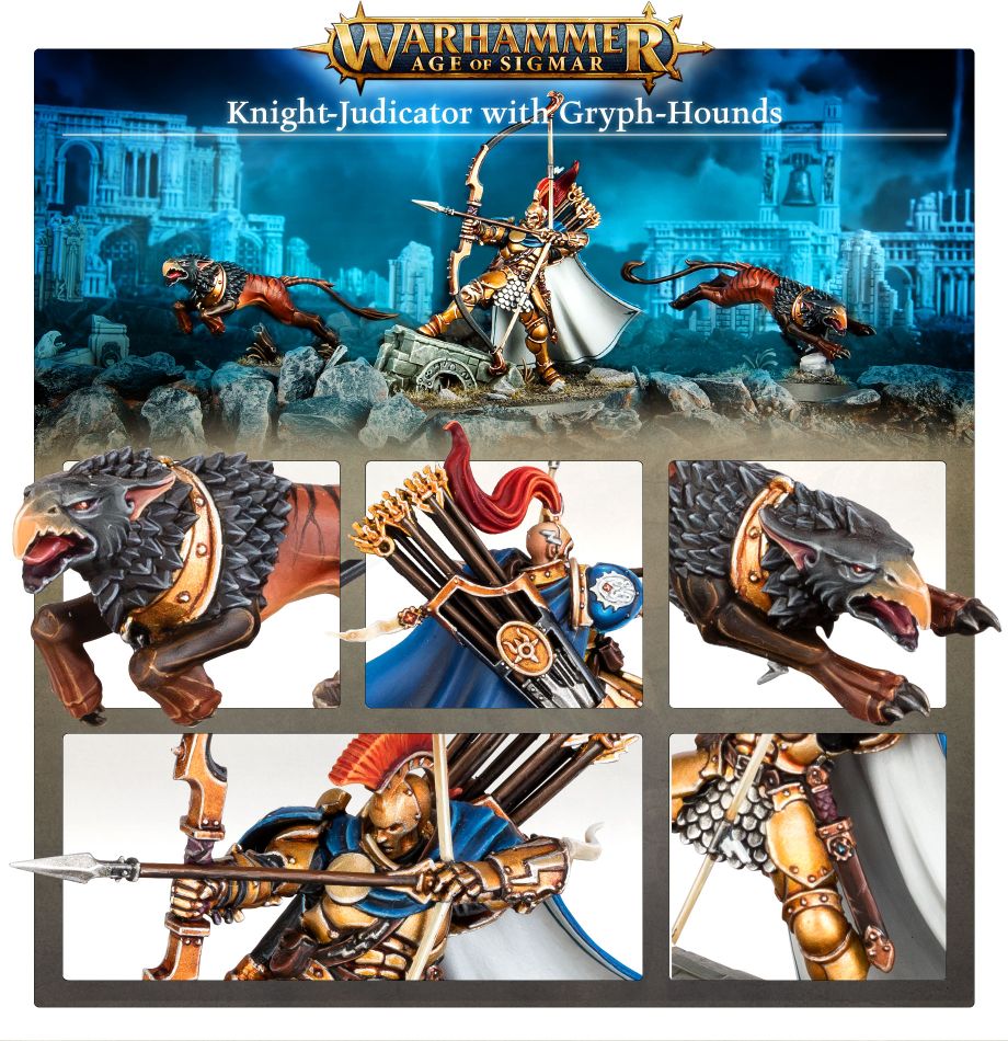 CABALLERO AJUSTICIADOR CON GRIFOMASTINES