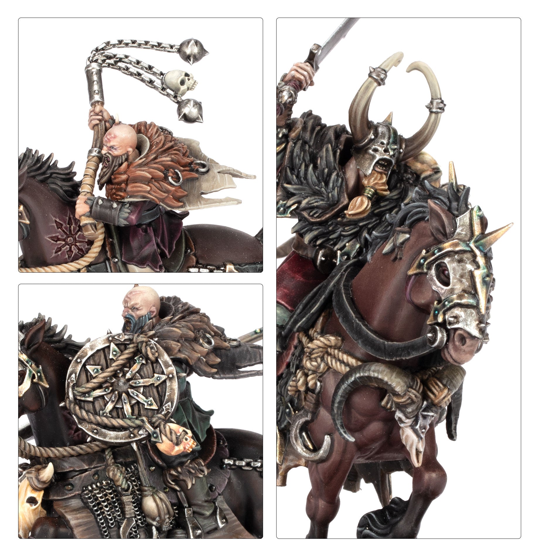 WARRIORS O/CHAOS:CHAOS MARAUDER HORSEMEN