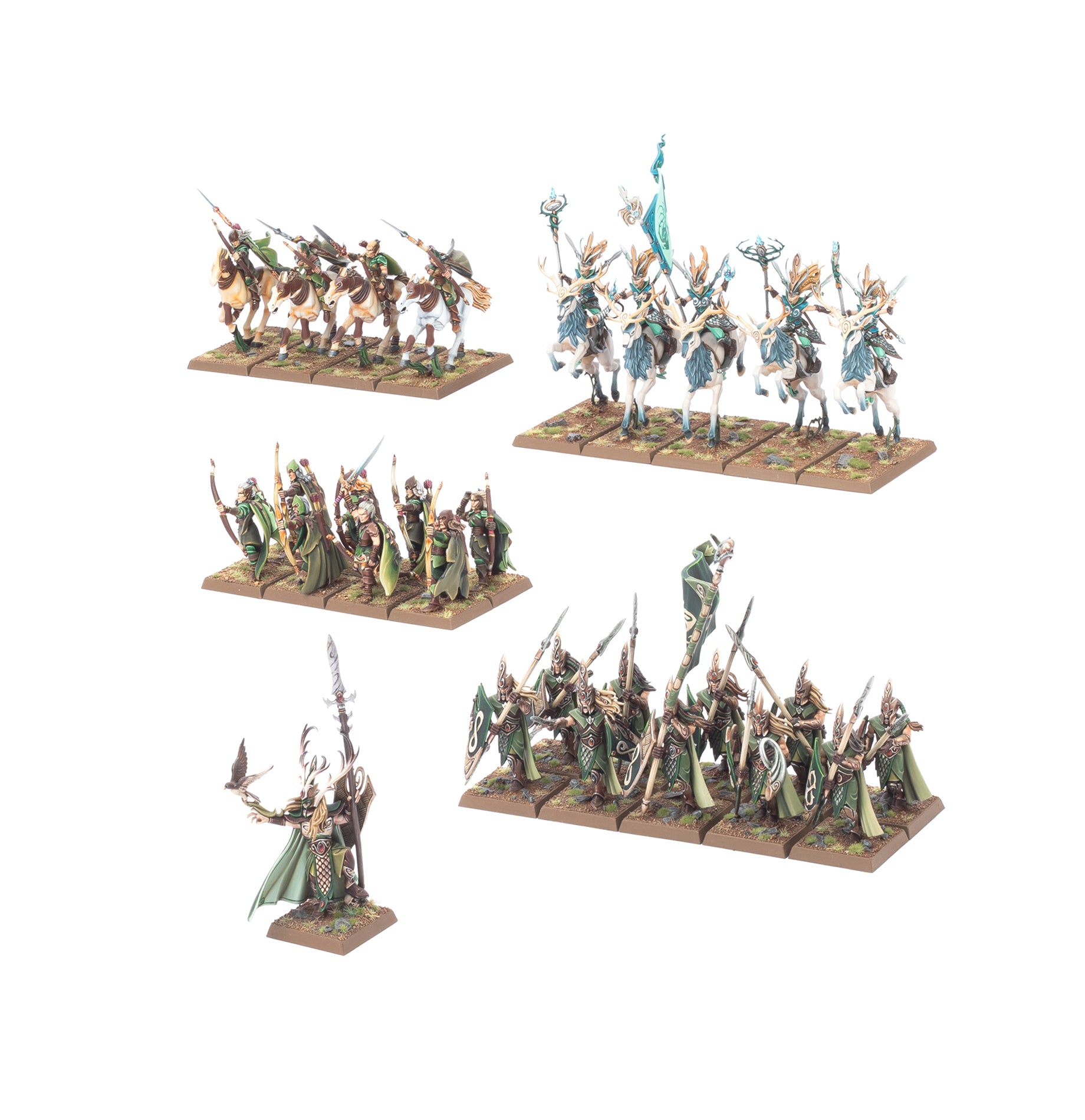 Wood Elf Realms: Battle March Army Frikytopia