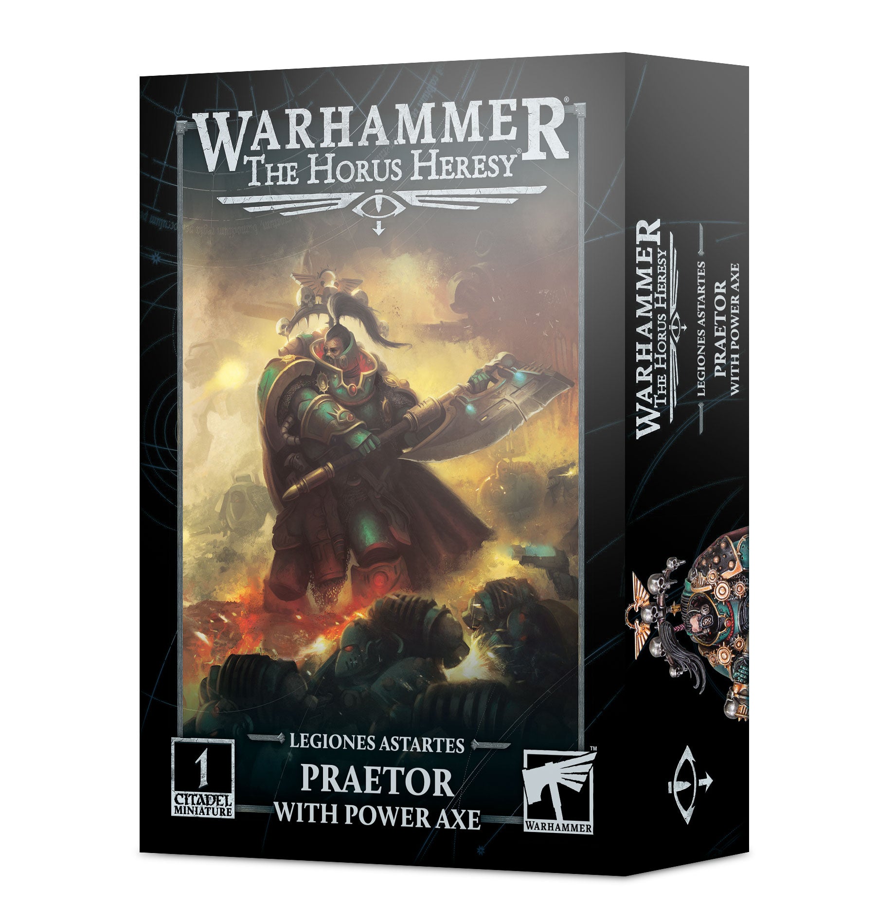 L/ASTARTES: PRAETOR WITH POWER AXE Frikytopia