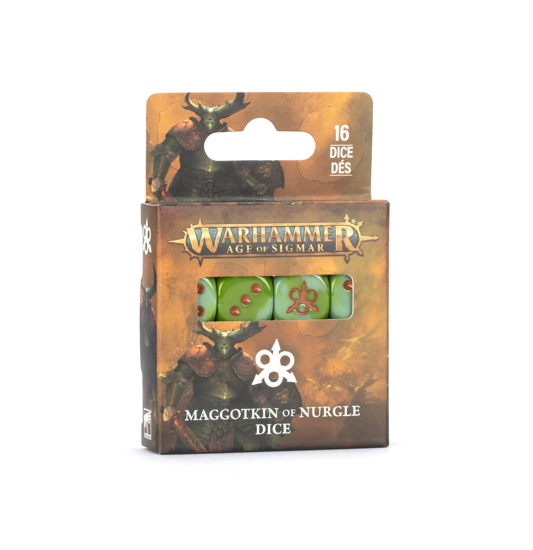 AGE OF SIGMAR: MAGGOTKIN OF NURGLE DICE Frikytopia