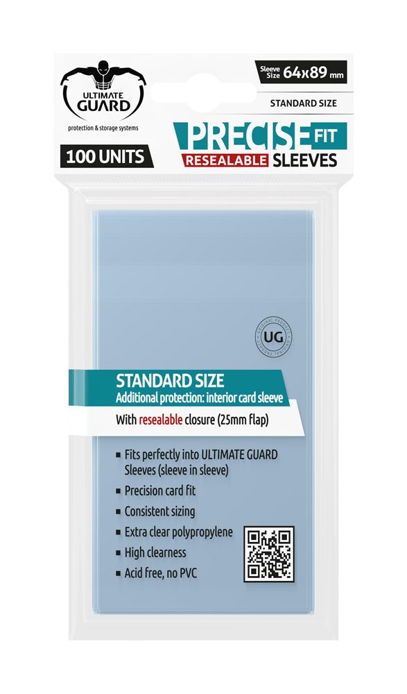 Ultimate Guard Precise Fit Sleeves fundas cierre reutilizable Frikytopia