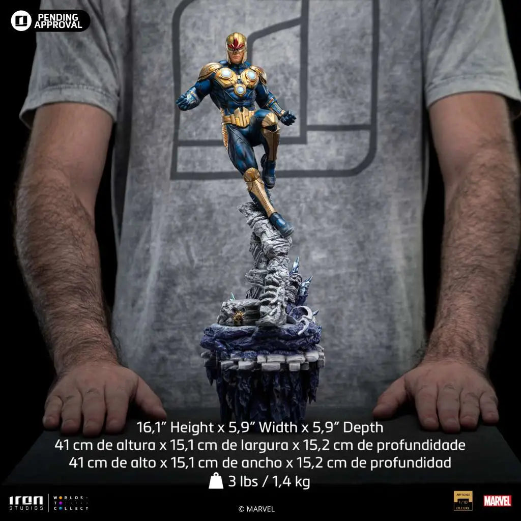 Marvel Estatua Art Scale Deluxe 1/10 Nova 41 cm