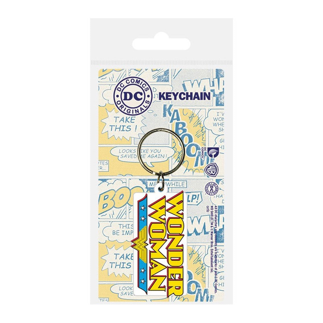 Llavero pyramid dc comics wonder woman logo Frikytopia