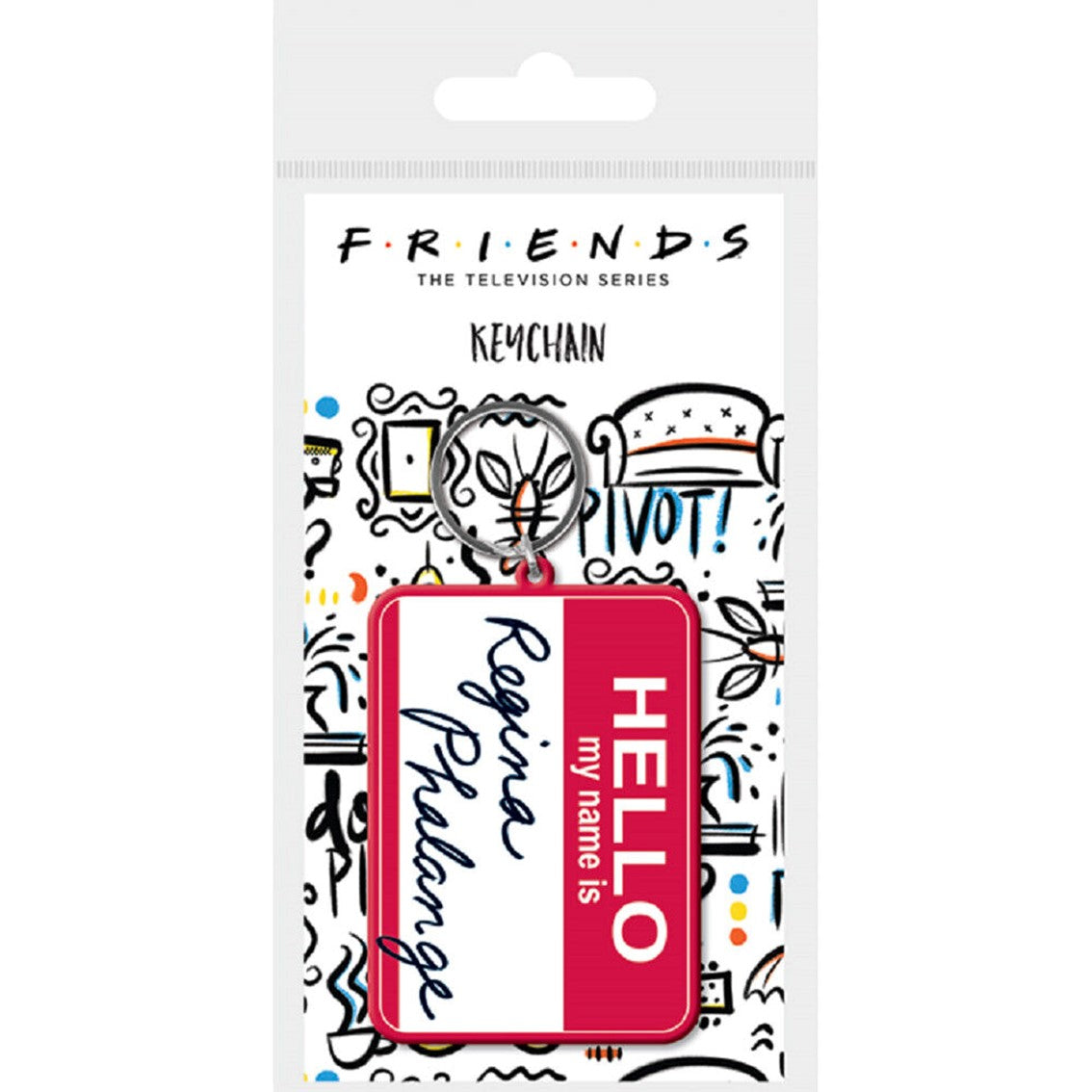 Llavero pyramid friends regina phalange Frikytopia