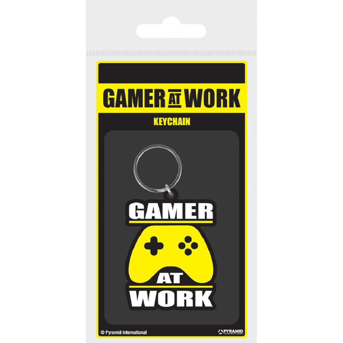 Llavero pyramid gamer at work mando consola Frikytopia