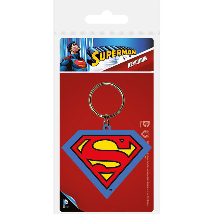 Llavero pyramid dc comics escudo superman