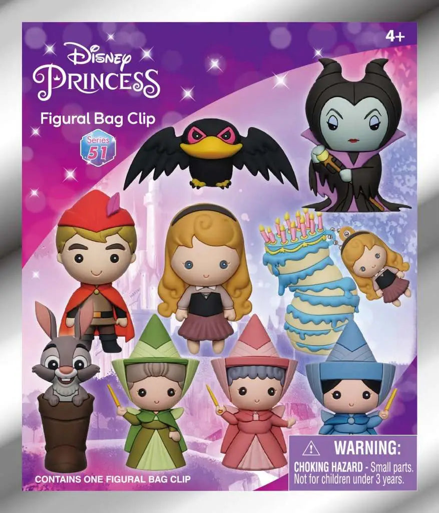 DISNEY SLEEPING BEAUTY (65TH ANN) Bolsa CLIP BLIND Caja DISPLAY(24)