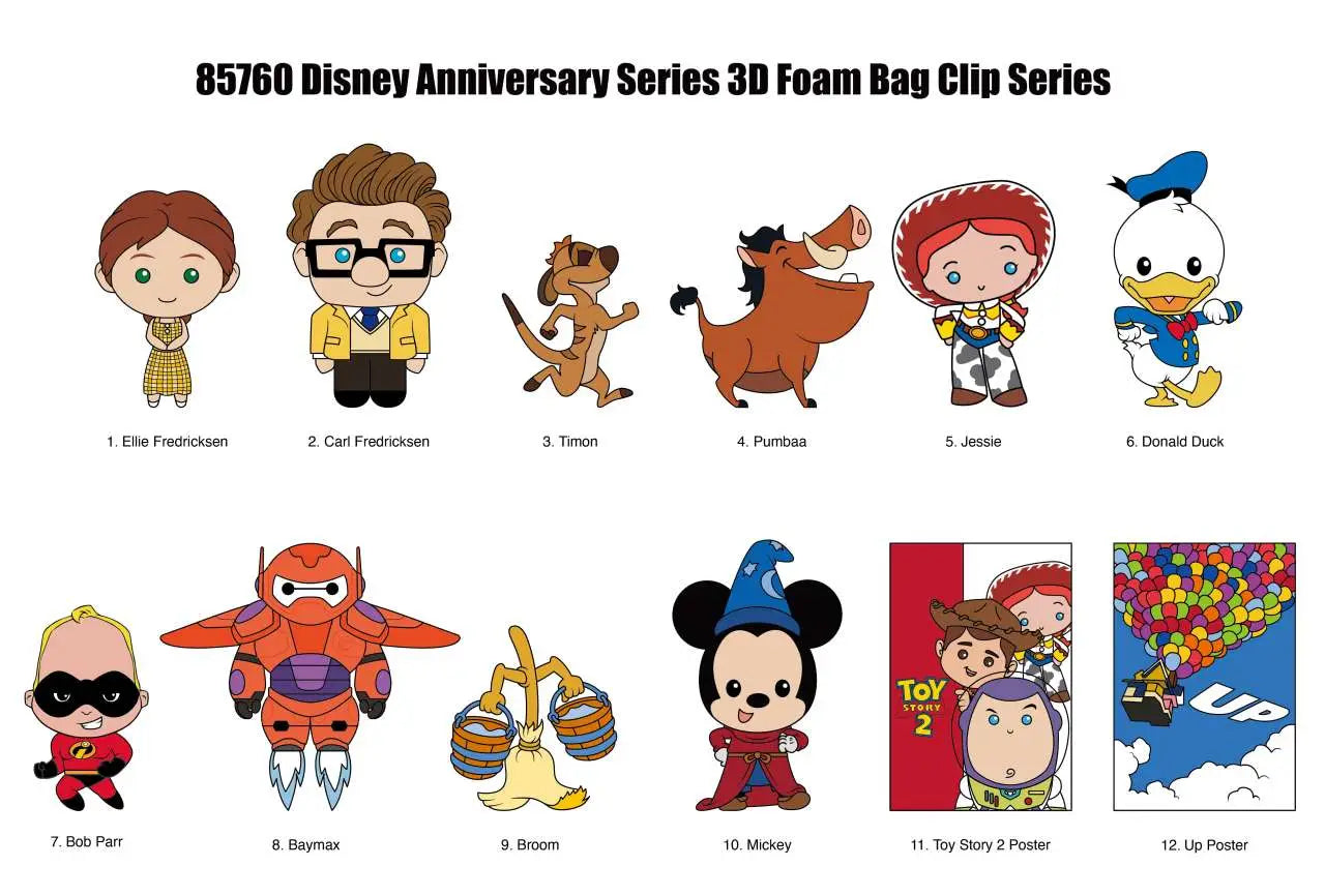 DISNEY ANNIVERSARY Bolsa CLIP BLIND Caja DISPLAY (24) Frikytopia