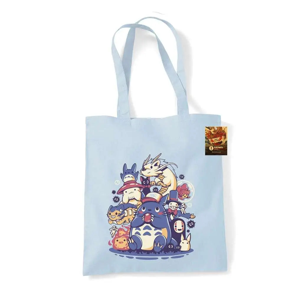 ILUSTRATA SPIRITED CREATURES TOTE Bolsa Frikytopia