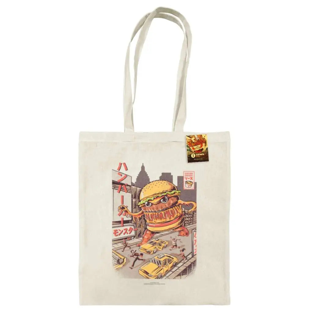 ILUSTRATA BURGERZILLA TOTE Bolsa