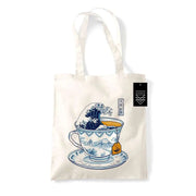 VINCENT TRINIDAD GREAT KANAGAWA TEA TOTE Bolsa