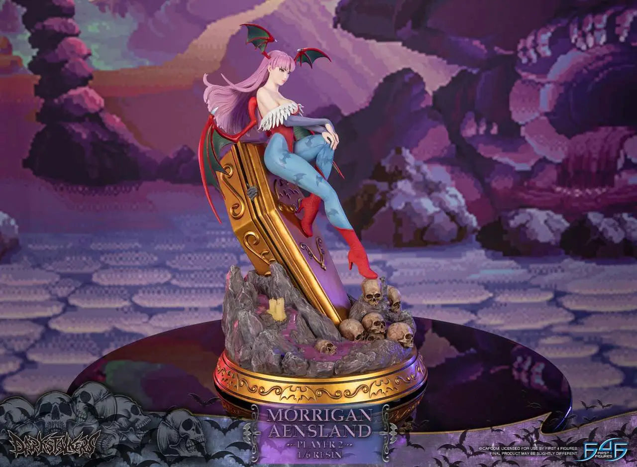 DARKSTALKERS MORRIGAN AENSLAND PLAYER 2 1/6 RESIN Estatua