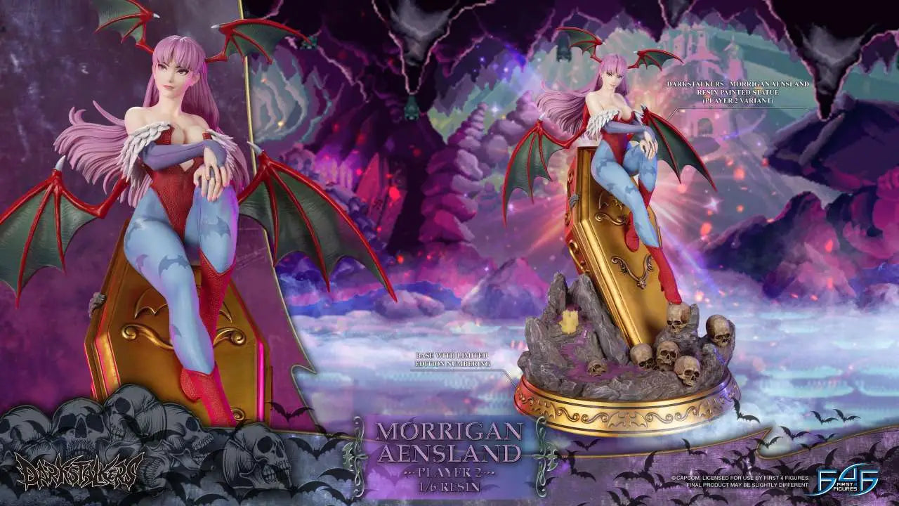 DARKSTALKERS MORRIGAN AENSLAND PLAYER 2 1/6 RESIN Estatua Frikytopia
