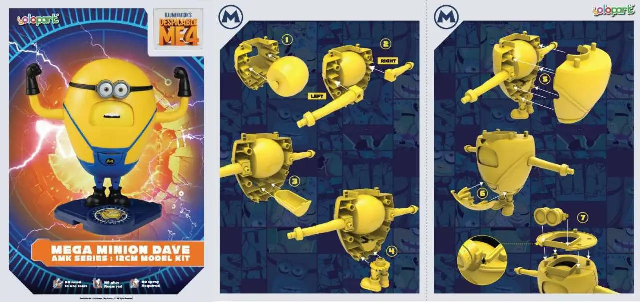 DESPICABLE ME 4 AMK  SUPERDAVE MODEL KIT