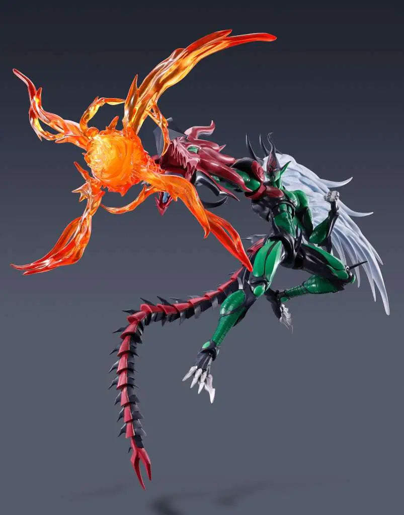 Elemental hero flame wingman fig. 19 cm yu - gi - oh! gx sh monsterarts