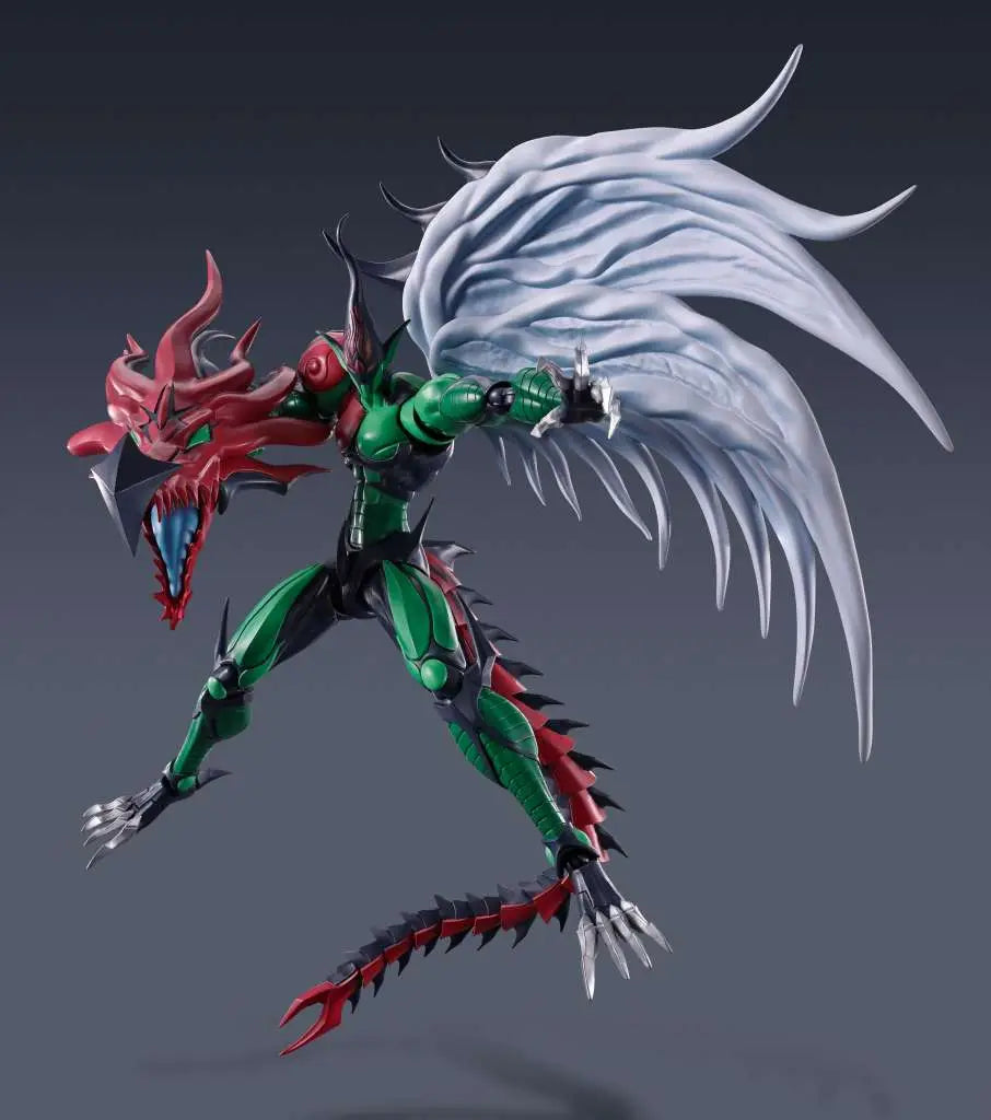 Elemental hero flame wingman fig. 19 cm yu - gi - oh! gx sh monsterarts