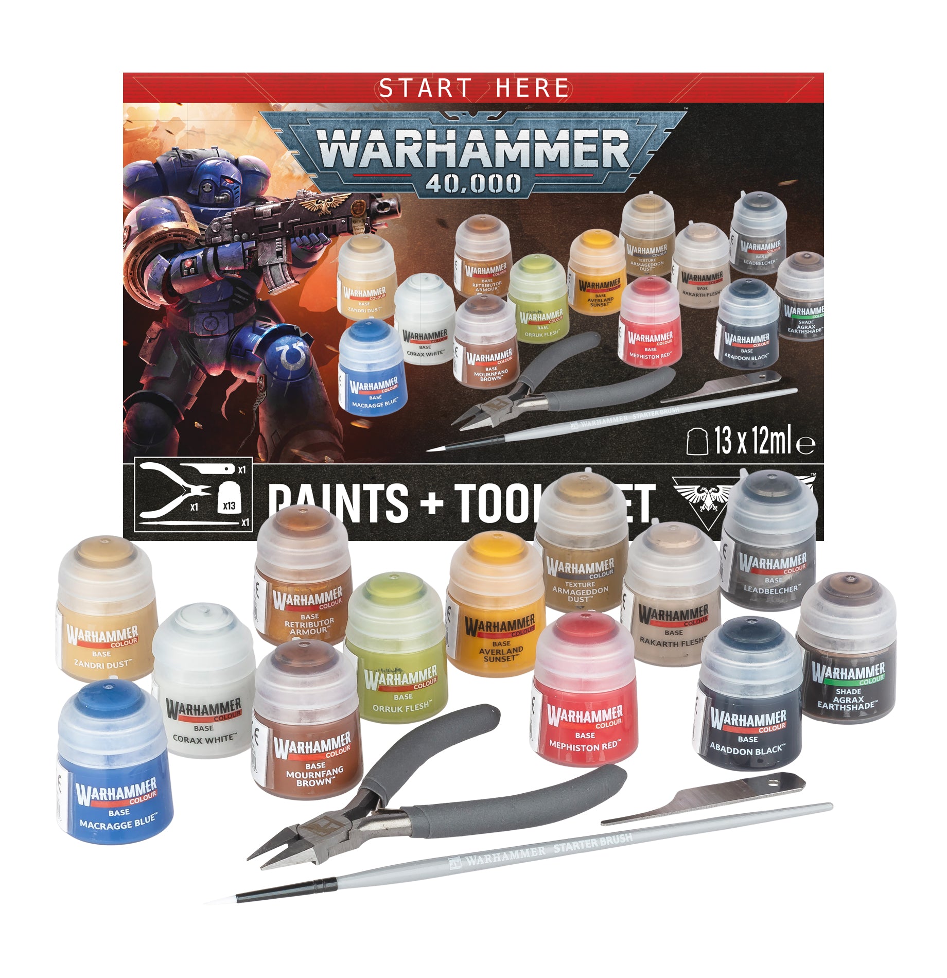 40K PAINTS + TOOLS ENG/SPA/PORT/LATV/ROM Frikytopia