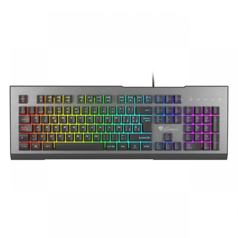 Teclado gaming genesis rhod 500 rgb espa�ol usb Frikytopia