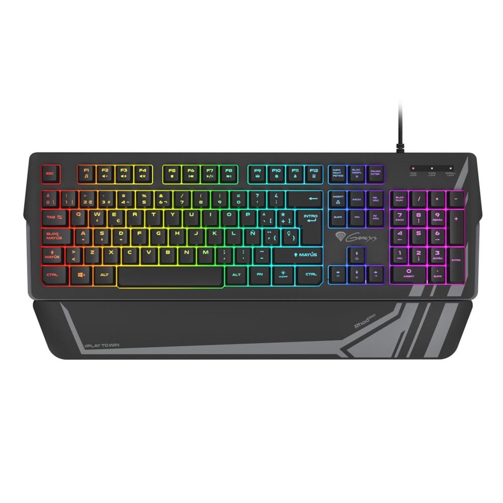 Teclado gaming genesis rhod 350 rgb usb Frikytopia