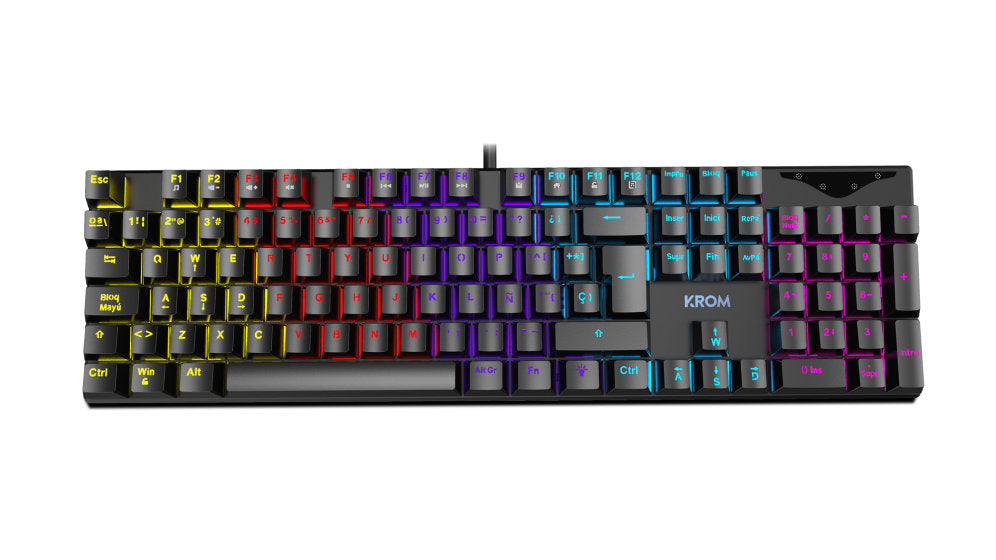 Teclado gaming krom kasic Frikytopia