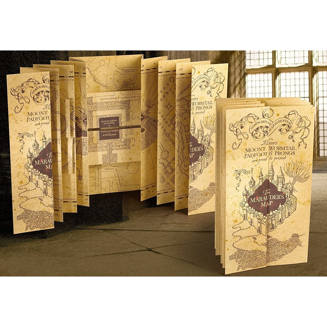 Replica the noble collection harry potter mapa del merodeador Frikytopia