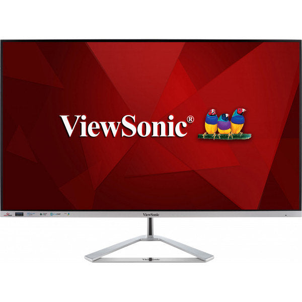 Monitor viewsonic 31.5 pulgadas vx3276 - 2k - mhd - 2 slim -  ips -  wqhd - x2 hdmi -  dp -  mdp Frikytopia