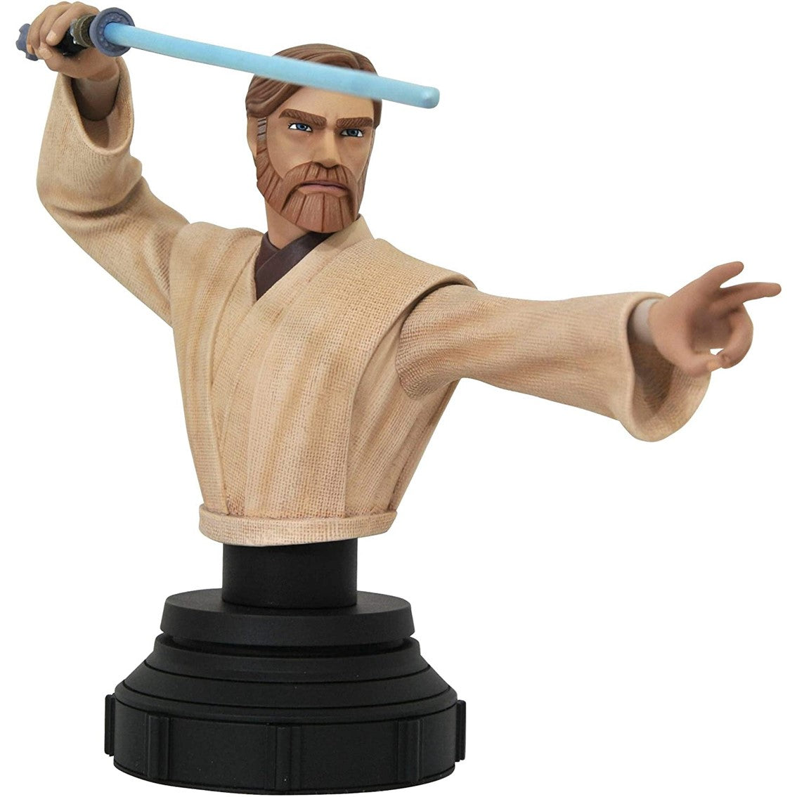Figura busto diamond select toys star wars the clone wars obi wan 1 - 7 escala 15 cm resina Frikytopia