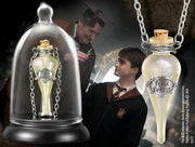 R�plica the noble collection harry potter collar en cristal con cadena poci�n suerte l�quida