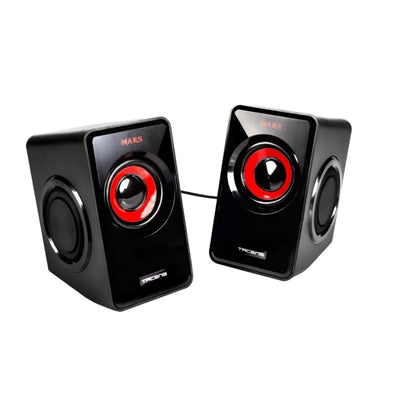 Altavoces mars gaming ms1 2.0 negro - rojo Frikytopia