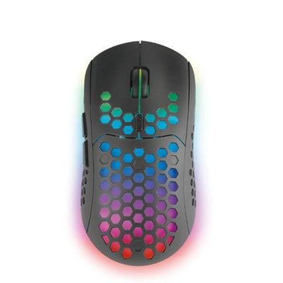 Mouse raton mars gaming wireless inalambrico 6 botones 3200ppp negro Frikytopia