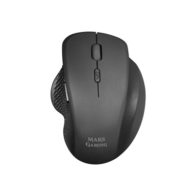 Mouse raton mars gaming mmwergo optico wireless inalambrico 6 botones 3200ppp negro Frikytopia