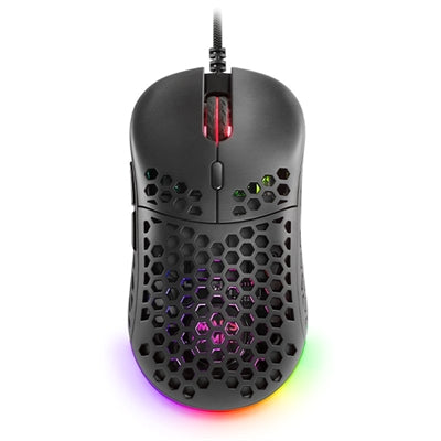 Mouse raton mars gaming optico usb 7 botones 12800ppp rgb negro Frikytopia