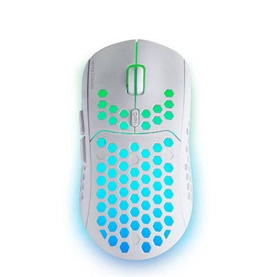 Mouse raton mars gaming mmw3 optico wireless inalambrico 6 botones 3200ppp blanco Frikytopia