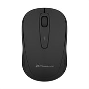 Phoenix m250 ratón inalámbrico 2.4 ghz receptor usb hasta 1600 dpi compatible con pc mac portátil color negro